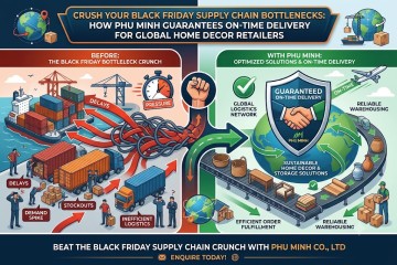Crush Your Black Friday Supply Chain Bottlenecks: How Phu Minh Guarantees On-Time Delivery for Global Home Decor Retailers